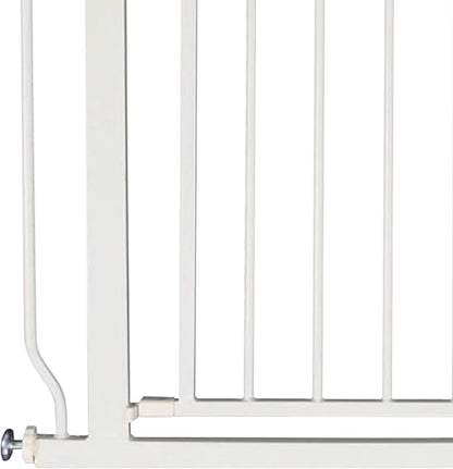 BalanceFrom Easy Walk-Thru Baby and Pet Safety Gate with Hold-Open and Auto-Close – Adjustable Steel Barrier for Stairs, Doorways, and Hallways, No Drilling Installation