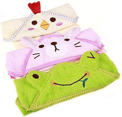Goclothod Pet Hooded Bath Towel Puppy Drying Bath Towel Absorbent Bathrobe Warm Blanket
