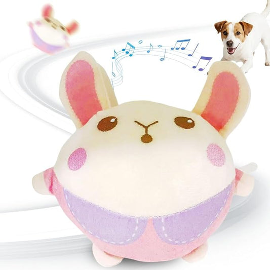 Interactive Dog Toys, 2026 New Active Moving Pet Plush Toy, Rechargeable Squeaky Dog Ball Toy with Talking Sound, Washable Cartoon Pig Plush Toy (#10)