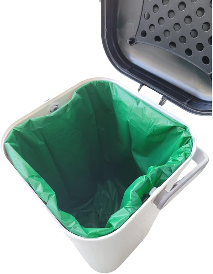 EcoLeo Compatible Liner Bags for Pet Waste Pail, 15 Count, Bamboo Charcoal Deodorizer Bags