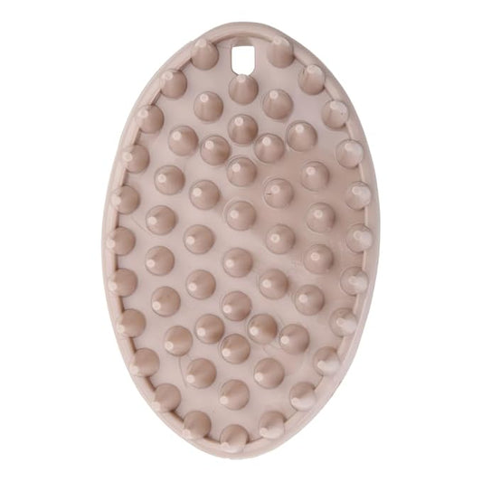 Great Grooming Comb for Shampooing and Massaging Dogs Cats Small Animals Soft Rubber Bristles Gentle Message cat massage brush