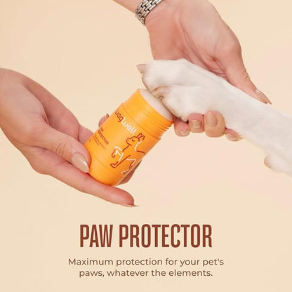 WagWell Paw Protector Dog Paw Balm | Lick-Safe, Vet-Approved Paw & Nose Balm | Microbiome-Friendly, Dermatologist Tested | Hot Pavement & Cold Weather Protection | To Hydrate, Condition & Protect Paws