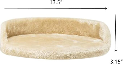 SHENGOCASE 13.5" Cat Tree Tower Accessories Replacement Parts Top Platform Perch Bed Cat Tower Add ons (Semi-Surrounded M8 Screw)