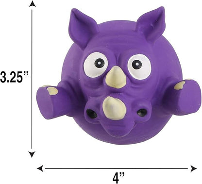 Hartz Dura Play ZooBalloons Dog Toy, 1 Count (Pack of 1), All Breed Sizes