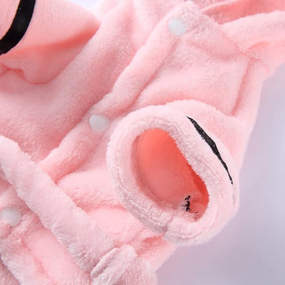 Dog Drying Robe Coat Super Absorbent Soft, Fast Drying Pet Dog Bathrobe Towel with Adjustable Waistbelt