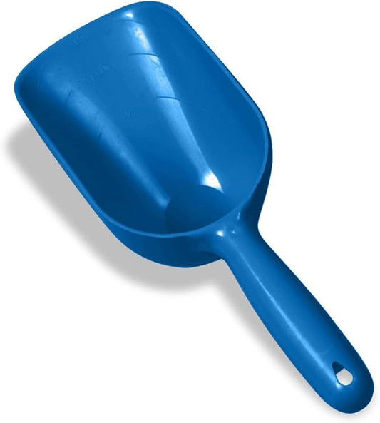 Van Ness Pets Cat And Dog Food Scoop 1 Cup, BPA Free Plastic, Cream, 8 Ounces, Blue