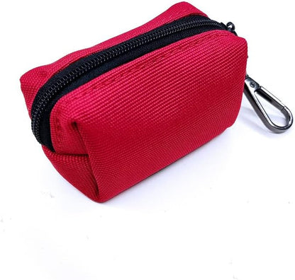 Joyride Harness Poop Bag Dispenser - 1 Additional Roll of Premium 9”x13” Poop Bags Included, D-Clip Attaches to Leash or Harness - Fits Standard Doggy Waste Bag Rolls