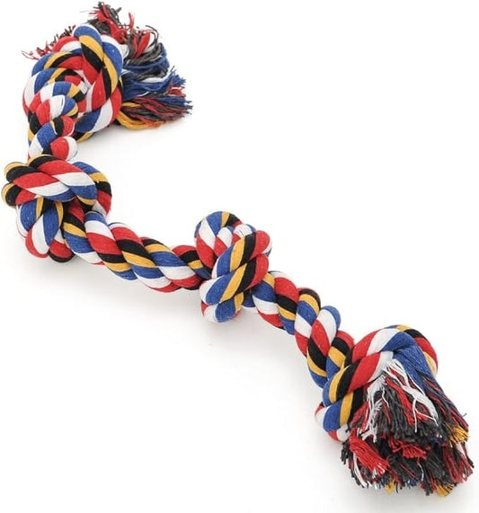 QDAN Dog Rope Toys for Aggressive Chewers, Indestructible Dog Toy, Tough Cotton Chew Toy for Medium Large Dogs