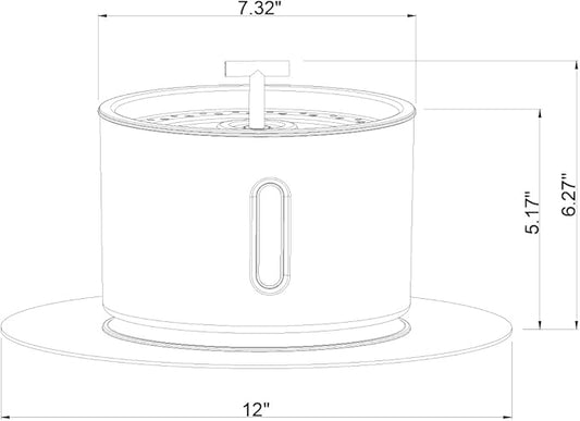 Level One Pets Automated Pet Drinking Fountain