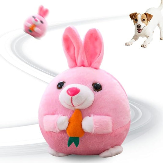 Interactive Dog Toys, 2026 New Active Moving Pet Plush Toy, Rechargeable Squeaky Dog Ball Toy with Talking Sound, Washable Cartoon Pig Plush Toy (#05)