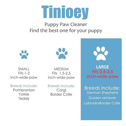 Dog Paw Cleaner for Large Dogs, Dog Paw Washer, Muddy Paw Cleaner, Pet Foot Cleaner, Dog Paw Protector Kit