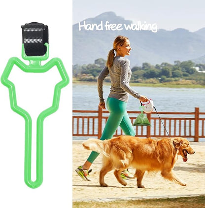 Dog Poop Bag Holder, Waste Bag Holder, Dog Poop Bag Carrier, Hand Free Holder (10 pack, Green)