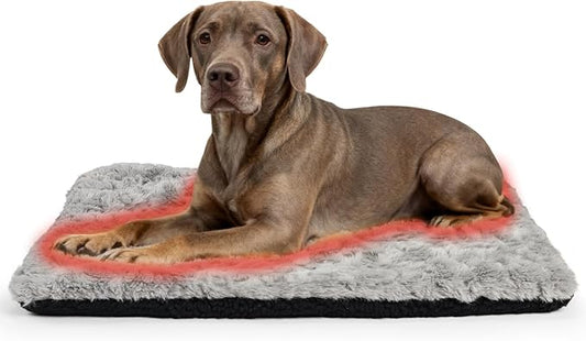 NAMOTEK Self-Warming Cat Bed Indoor/Outdoor Super Soft Self Heating Pet Mat Washable Thermal Pad for Cat & Dog 39x27 inch