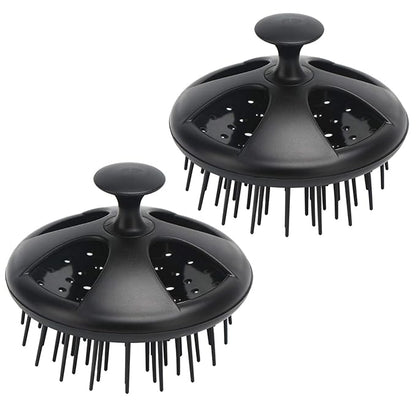 Segbeauty Dandruff Brushes, 2pcs 0.8 inches Long Hard Bristle Scalp Massage Brushes for Thick or Thin 2c to 3b Curly Hair, Shower Comb for Deep Cleaning Beard Pet Grooming Hair Care for Women Men