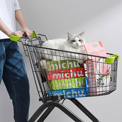 Michu Tofu Cat Litter Natural Clumping Tofu Cat Litter, Fast Clumping and Easily Scoop-able 5.5lb/88oz 5 Scents - Greentea, 2 Pack