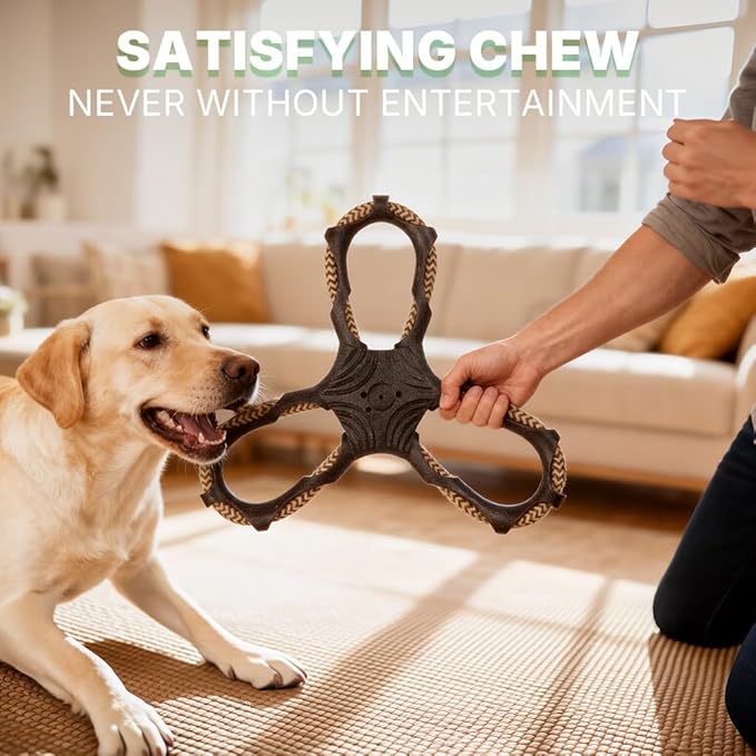 Durable Dog Tug Toy for Multiple Dogs - Tug of War Dog Toy, Dog Chew Toy Promotes Dental Health and Reduces Boredom