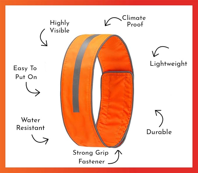SPOT THE DOG! Reflective Dog Collar - Adjustable Pet Collars, Safe, Durable, Comfortable Dog Walking Accessories for Medium Dog, Hunting Dog, Puppy, Lightweight Boy, Girl Dog Collars (Blaze Orange, M)