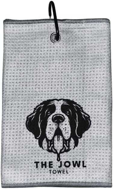 Jowl Towel with Hook, Attaches to Leash for Large Dogs, 1PC