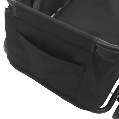 Dog Stroller, Foldable Multifunctional Pet Carts Portable Mini Dog Strollers with 4 Wheels & 360° Rotatable Handle for Small Cats Dogs Puppy Up to 16.53 LBS (Black)