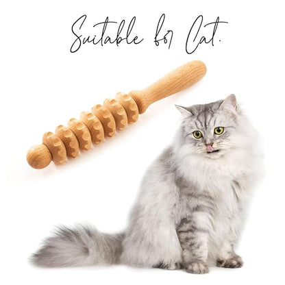 tuuli Wooden Pet Massager Massager for Dogs, Cats, Horses, Massage Brush, Short or Long Hair