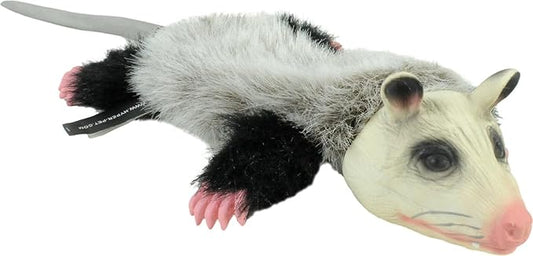 Hyper Pet Real Skinz Opossum Plush Dog Toy
