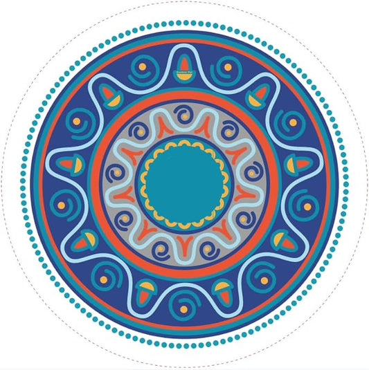 Gardner Pet 5 in 1 Cat Toy Cover，Boho Style - Blue