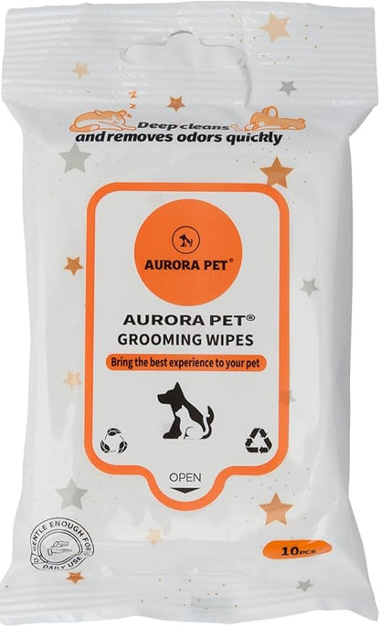 Cat Breeze Litter Pellets, Refill 3.5 Pounds with Aurora Pet Wet Wipes