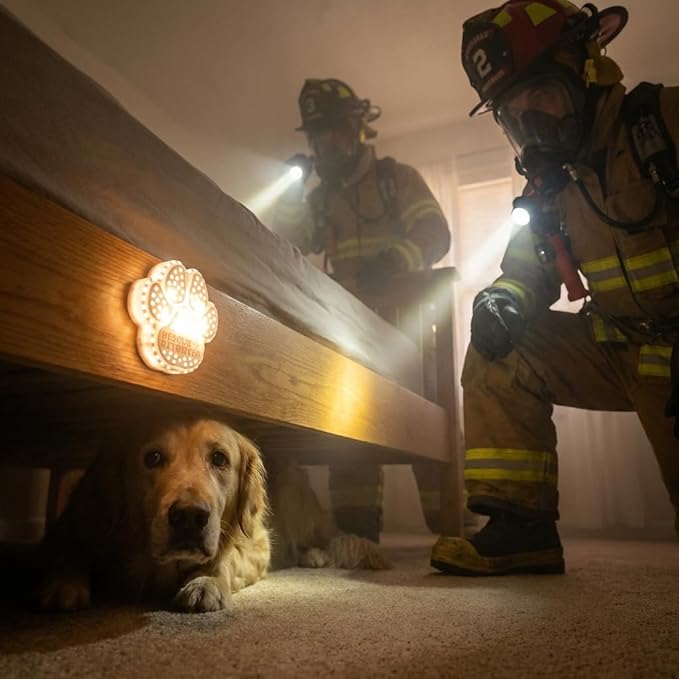 Rescue+Retriever Pet Safety Notification Device | Smoke-Activated Strobe Alert for Dogs & Cats | Designed by a Firefighter | 2025 Pet Innovation Award Winner