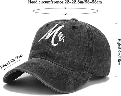 Malaxlx Baseball Cap for Women Men Adjustable Vintage Washed Cotton Distressed Baseball Snapback Caps