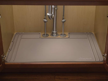 WeatherTech Single High Pet Feeding System w/Plastic Dog/Cat Bowls - 12" High Stand Light Grey (PSH6412LGLG)