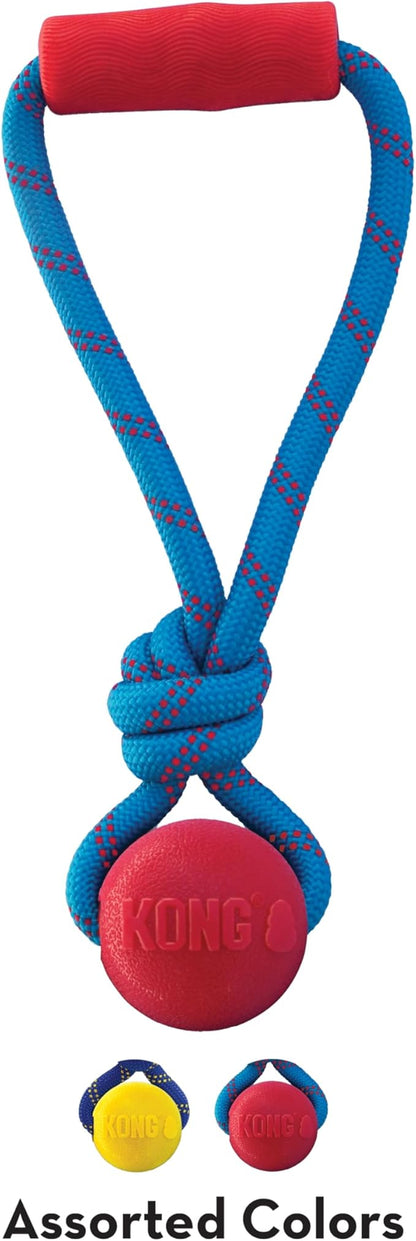 KONG Jaxx Brights Tug w/Ball Assorted Md