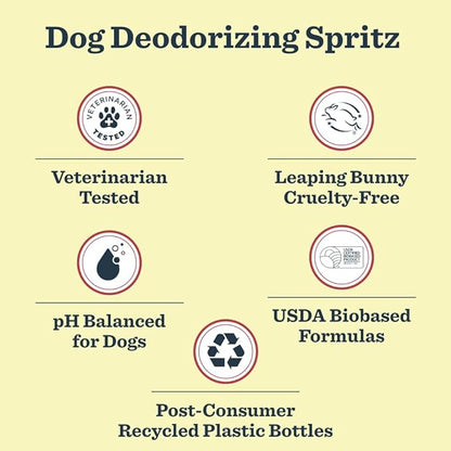 MRS. MEYER'S Clean Day Dog Deodorizing Spray, Sweet Chamomile Scent, 8oz (Pack of 3)