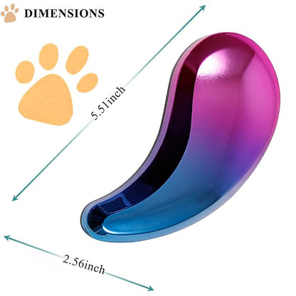 Small Dog Brush, Soft Pet Grooming Brush for Shih Tzus, Yorkies, Maltipoos, Maltese, Puppy Massaging Hair Brush, Cat Brush, for Small Animals Rabbits of All Hair Types (Gradient Color)