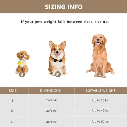 Calming Dog Bed Anti-Anxiety Donut Dog Beds for Small Medium Large Dogs,Washable Plush Fluffy Indoor Cat Kitten Round Cuddler Cushion (Cream, Small)