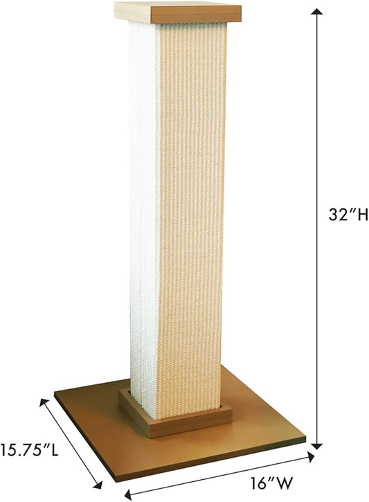 SmartCat Pioneer Pet Ultimate Scratching Post (Beige)