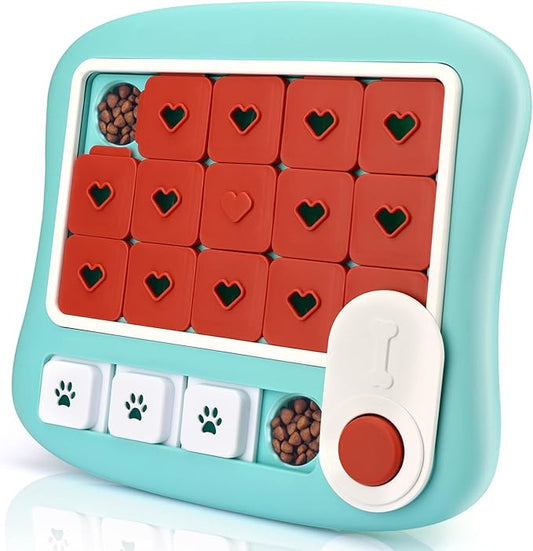 Large Dog Puzzle Toys - Mentally Stimulating, Interactive, Enrichment Toys for Boredom and Training - Mint Green