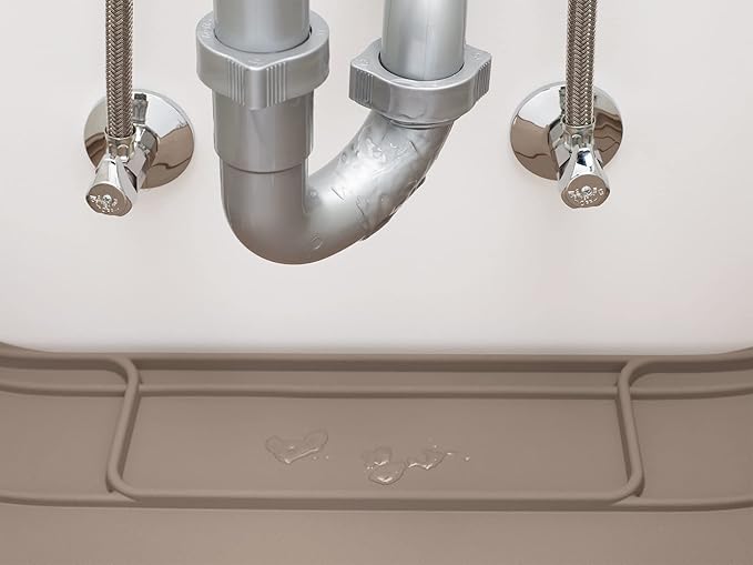 WeatherTech Single High Pet Feeding System w/Plastic Dog/Cat Bowls - 10" High Stand Tan (PSH6410TNTN)
