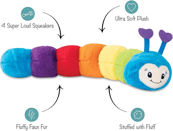 Fringe Studio 24 Inches Large Plush Dog Toy, Don't Bug ME, PetShop Collection (314050)