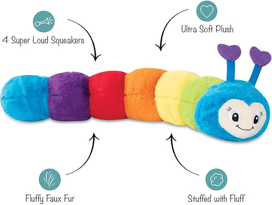 Fringe Studio 24 Inches Large Plush Dog Toy, Don't Bug ME, PetShop Collection (314050)