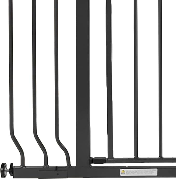 BalanceFrom Easy Walk-Thru Baby and Pet Safety Gate with Hold-Open and Auto-Close – Adjustable Steel Barrier for Stairs, Doorways, and Hallways, No Drilling Installation