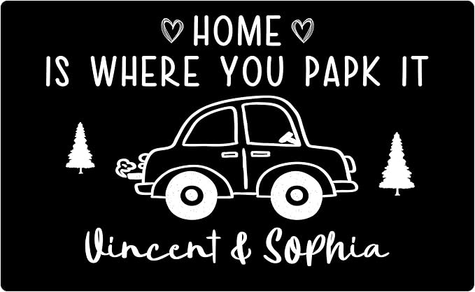 Custom Doormat with Family Name - Personalized Entryway Door Mat Front Door Mat for Outdoor Decor Entrance Mat Housewarming Gift with Anti-Slip Backing Design12