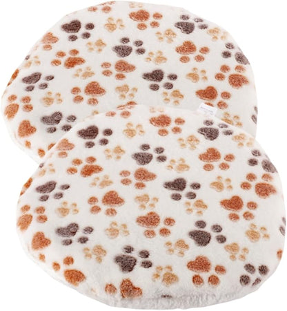 SHENGOCASE 2-Pack 15“ Round Soft Cat Kneading Pillow Cushion Bed for Cat Small Dog House Perch Shelf, Pad Padding for Cage Kennel