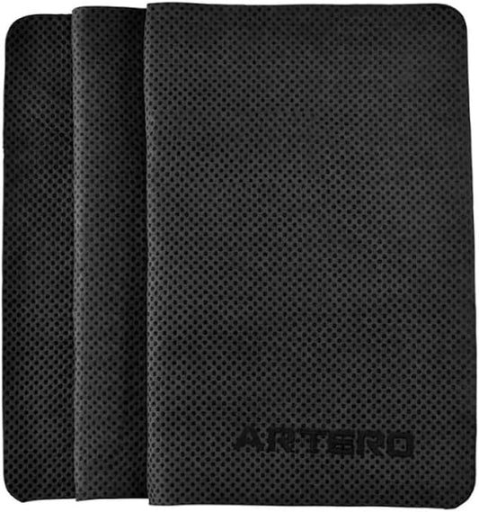 Artero Samba. Ionized Carbon Ultra-Absorbent Towel. Capable of reducing Drying time by 50%.