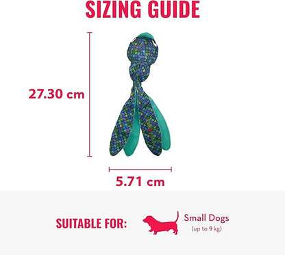 KONG Wubba Finz - Dog Toy for Tug of War & Fetch - Dog Supplies for Puppy & Dog Playtime - Outdoor & Indoor Dog Toy (Blue, Small)