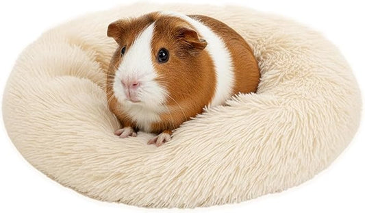 Guinea Pig Beds Hamster Beds Rabbit Hideout Thickened and Warm Winter Guinea Pig Beds for Dwarf Rabbits Chinchillas Hamsters Ferrets Hedgehogs Light Brown