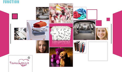 Rectangular Kids Storage Bin Gift Basket Baby Organizer Shelf Book Basket Room Decor (music)