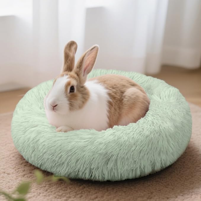 Bunny Bed 2 Pack Rabbit Hideout Large Soft & Comfortable Small Animal Bedding Cozy Bed Mat Warm Hideaway Cage Accessories for Guinea Pig