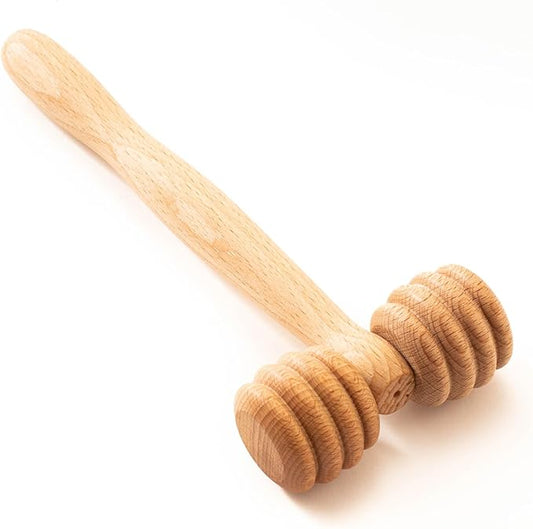 tuuli Wooden Pet Massager Massager Roller for Dogs, Cats, Horses, Massage Brush, Short or Long Hair