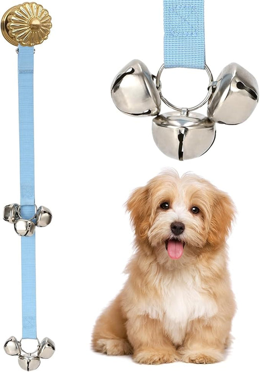 Dog Door Bell for Potty Training/to Go Outside, Hanging Puppy Bells for Puppies Doggy Doggie Poochie Pooch Pet Cat, Length and Height Randomly Adjustable