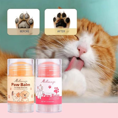 Dog Paw&Nose Balm Lick Safe1.4oz(40g),All-Natural Ingredients Pets Paw Wax,Healing Moisturizer with Coconut Oil&Honey,for Dry Cracked Dog & Cat Paws,Nose & Elbows, Horse Hoof, Joint Care